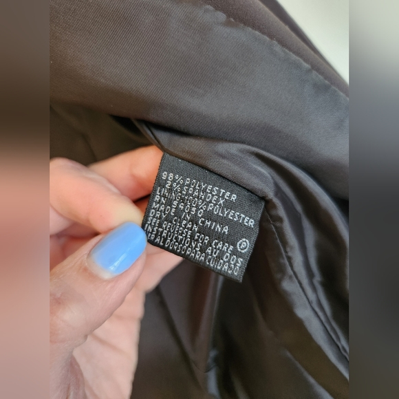 Chocolate brown Anne Klein pant suit - Picture 10 of 12